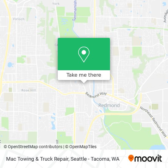 Mac Towing & Truck Repair map