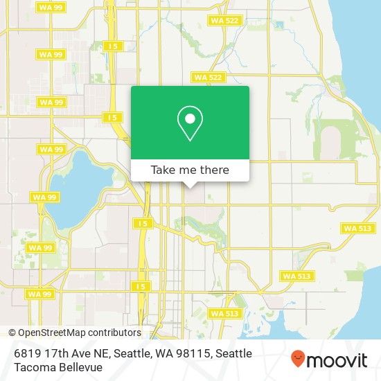 6819 17th Ave NE, Seattle, WA 98115 map