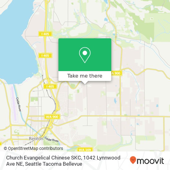 Mapa de Church Evangelical Chinese SKC, 1042 Lynnwood Ave NE