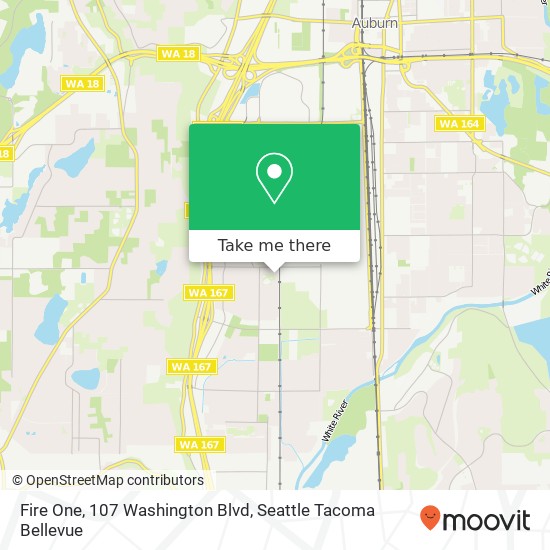 Fire One, 107 Washington Blvd map