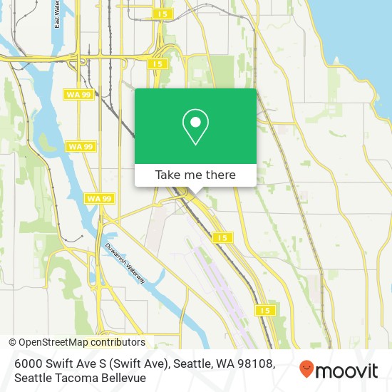 6000 Swift Ave S (Swift Ave), Seattle, WA 98108 map