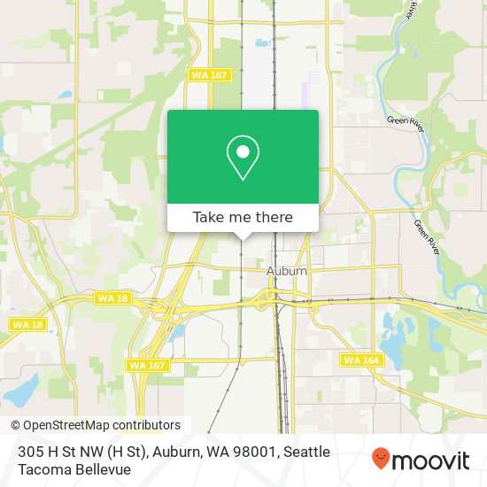 305 H St NW (H St), Auburn, WA 98001 map