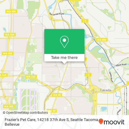 Frazier's Pet Care, 14218 37th Ave S map