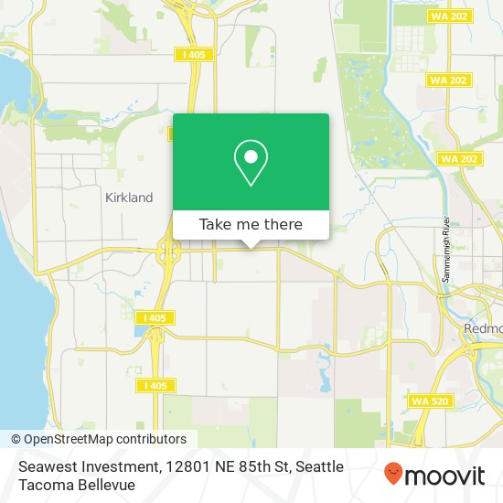 Seawest Investment, 12801 NE 85th St map