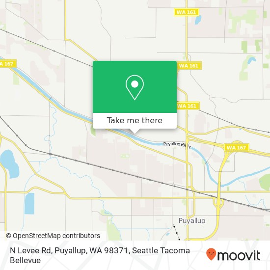 N Levee Rd, Puyallup, WA 98371 map