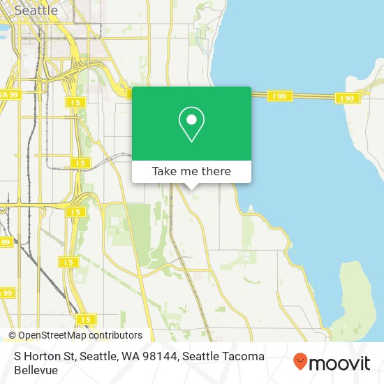 Mapa de S Horton St, Seattle, WA 98144