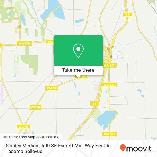 Mapa de Shibley Medical, 500 SE Everett Mall Way