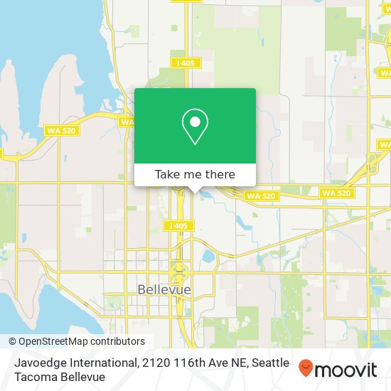 Mapa de Javoedge International, 2120 116th Ave NE