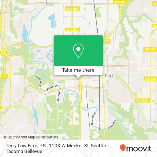 Terry Law Firm, P.S., 1103 W Meeker St map