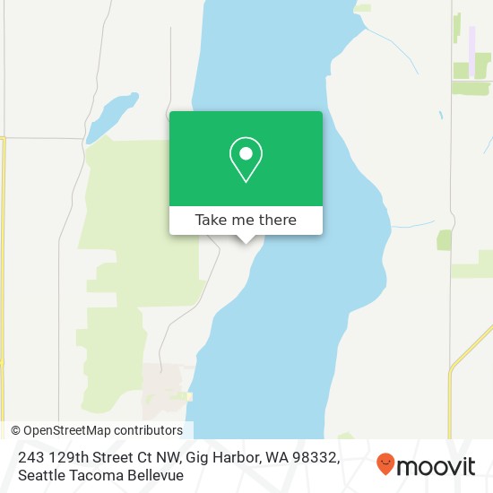 Mapa de 243 129th Street Ct NW, Gig Harbor, WA 98332