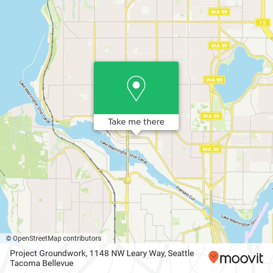 Mapa de Project Groundwork, 1148 NW Leary Way