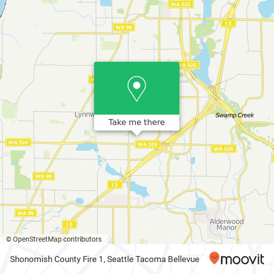 Shonomish County Fire 1 map