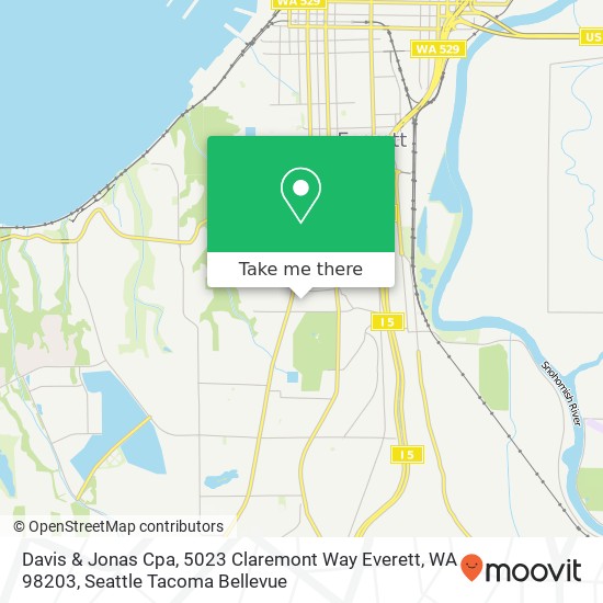 Davis & Jonas Cpa, 5023 Claremont Way Everett, WA 98203 map