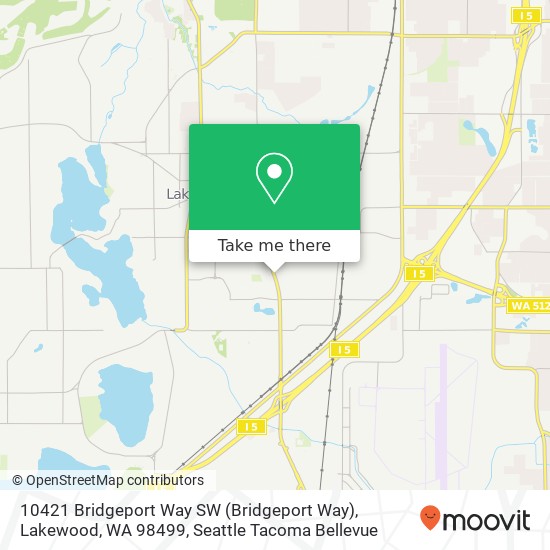 10421 Bridgeport Way SW (Bridgeport Way), Lakewood, WA 98499 map