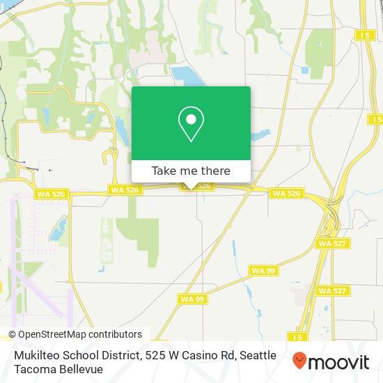 Mapa de Mukilteo School District, 525 W Casino Rd