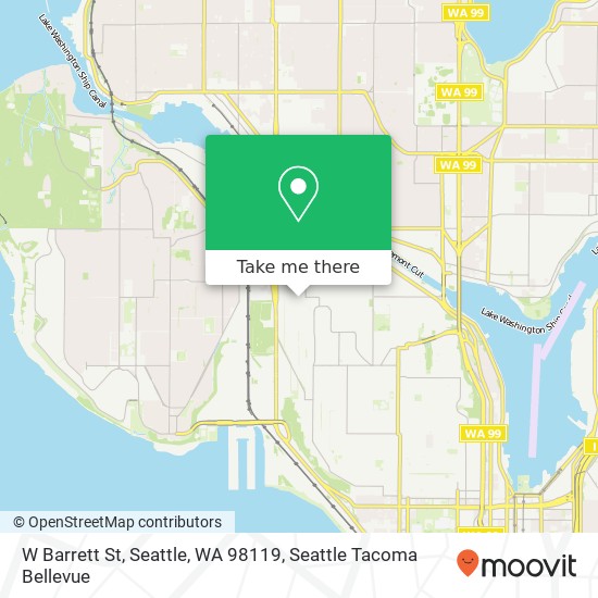W Barrett St, Seattle, WA 98119 map
