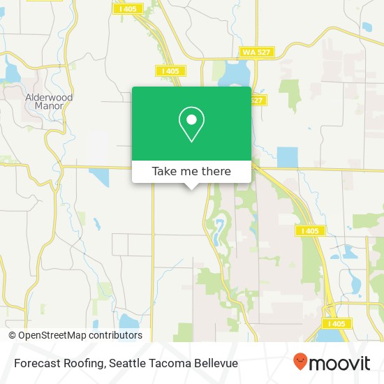 Mapa de Forecast Roofing