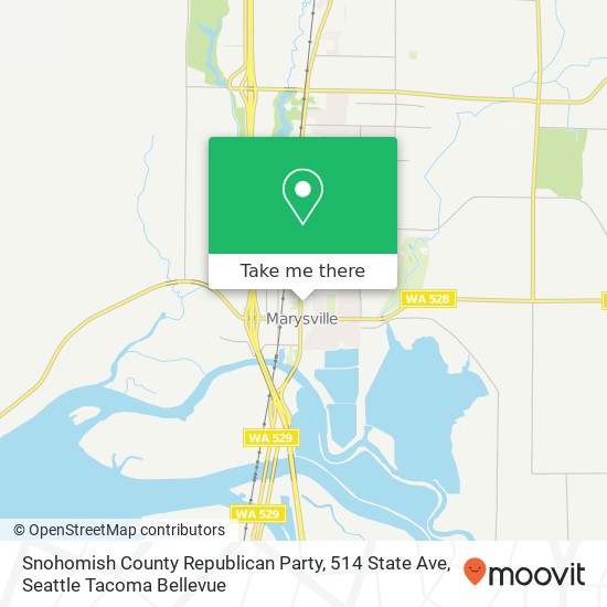 Mapa de Snohomish County Republican Party, 514 State Ave