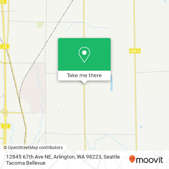 Mapa de 12845 67th Ave NE, Arlington, WA 98223