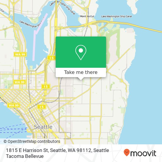 Mapa de 1815 E Harrison St, Seattle, WA 98112