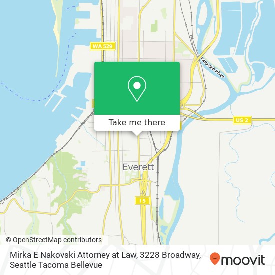 Mapa de Mirka E Nakovski Attorney at Law, 3228 Broadway