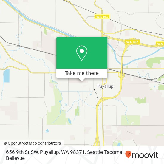 Mapa de 656 9th St SW, Puyallup, WA 98371