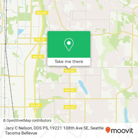 Jacy C Nelson, DDS PS, 19221 108th Ave SE map