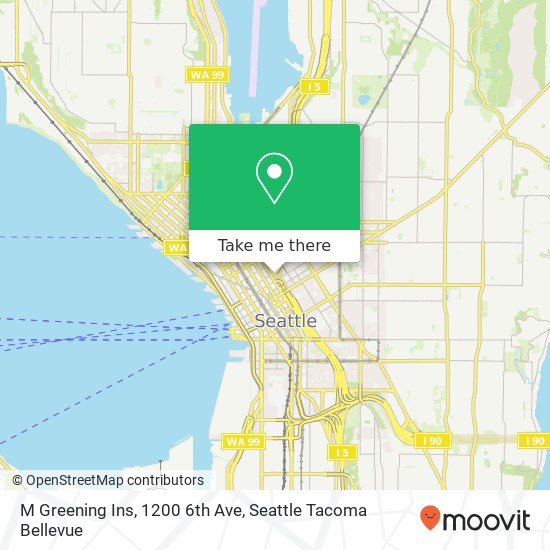 Mapa de M Greening Ins, 1200 6th Ave