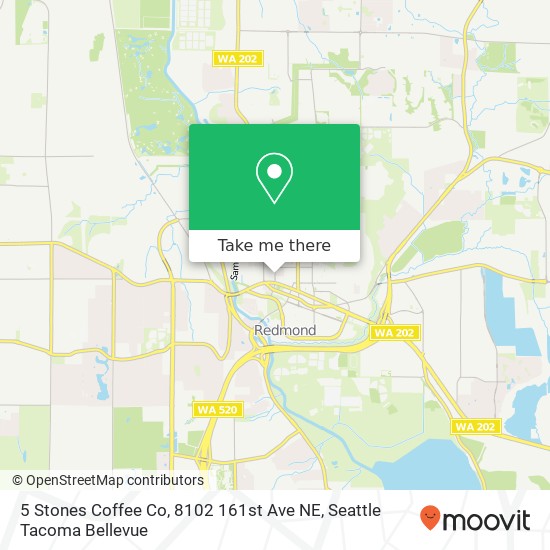 Mapa de 5 Stones Coffee Co, 8102 161st Ave NE