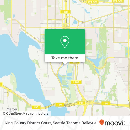 King County District Court map