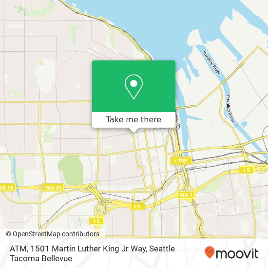 ATM, 1501 Martin Luther King Jr Way map