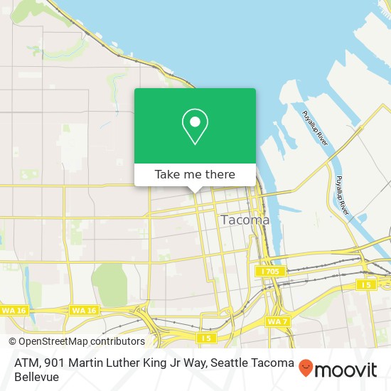 Mapa de ATM, 901 Martin Luther King Jr Way