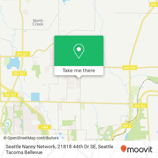 Seattle Nanny Network, 21818 44th Dr SE map