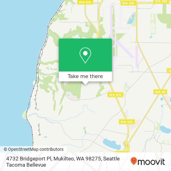 Mapa de 4732 Bridgeport Pl, Mukilteo, WA 98275