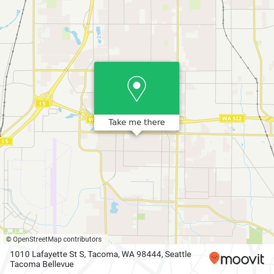 1010 Lafayette St S, Tacoma, WA 98444 map