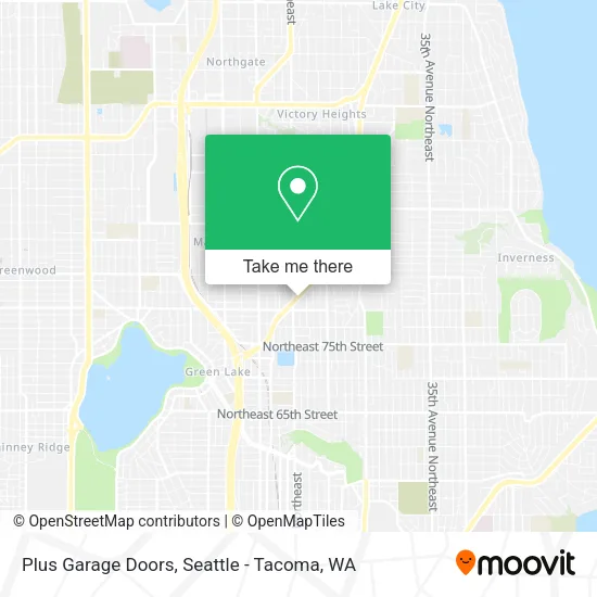 Mapa de Plus Garage Doors