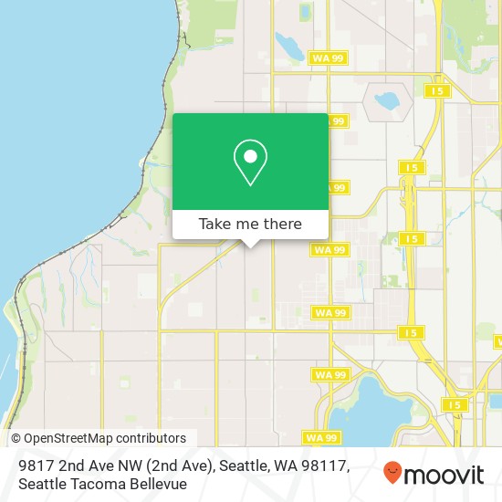 9817 2nd Ave NW (2nd Ave), Seattle, WA 98117 map