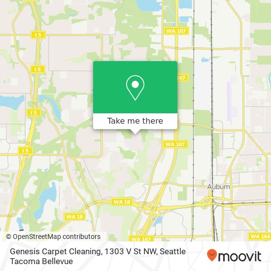 Mapa de Genesis Carpet Cleaning, 1303 V St NW