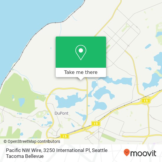 Pacific NW Wire, 3250 International Pl map