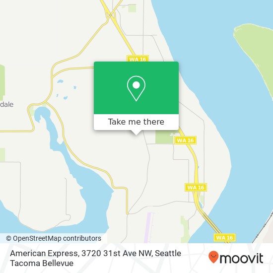 Mapa de American Express, 3720 31st Ave NW