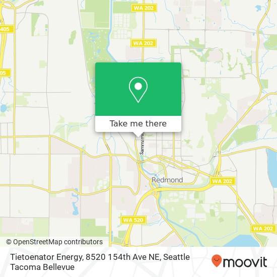 Tietoenator Energy, 8520 154th Ave NE map