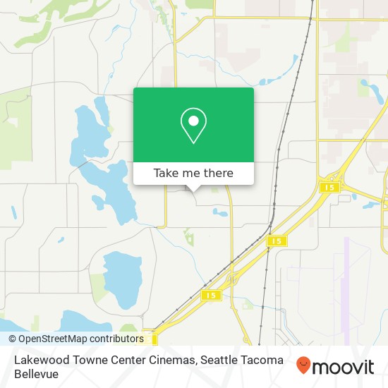 Mapa de Lakewood Towne Center Cinemas