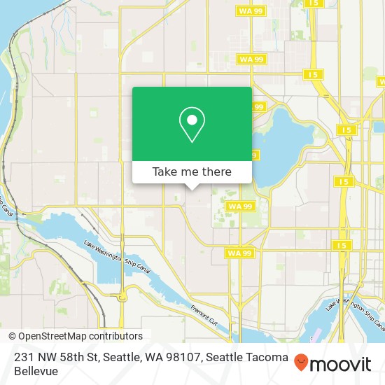 231 NW 58th St, Seattle, WA 98107 map