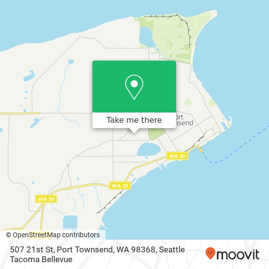 Mapa de 507 21st St, Port Townsend, WA 98368