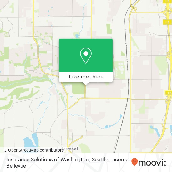 Insurance Solutions of Washington,, 6915 Lakewood Dr W map