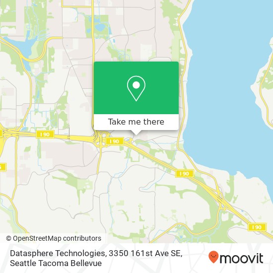 Mapa de Datasphere Technologies, 3350 161st Ave SE