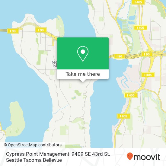 Cypress Point Management, 9409 SE 43rd St map