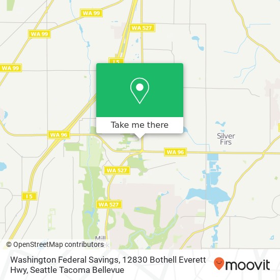 Mapa de Washington Federal Savings, 12830 Bothell Everett Hwy