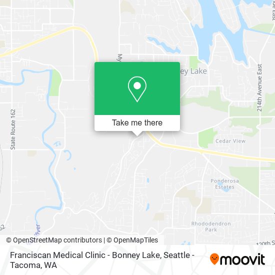 Franciscan Medical Clinic - Bonney Lake map