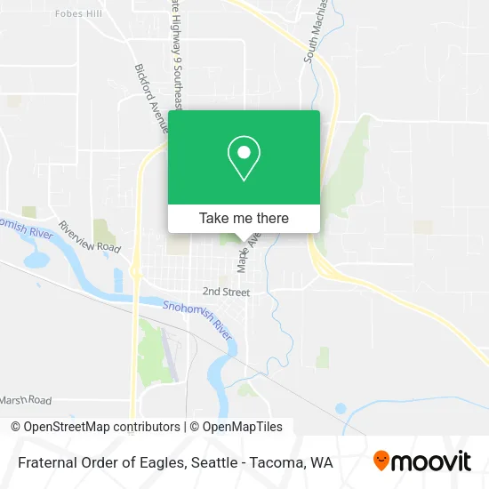 Mapa de Fraternal Order of Eagles